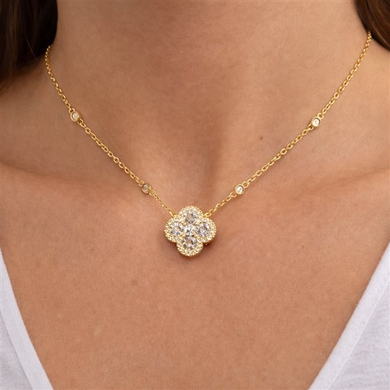 Collana Ultima Edizione Donna tiffany in Argento Cubic Zirconia CAO4491 GIALLO BIANCO - CAO4491 GIALLO BIANCO